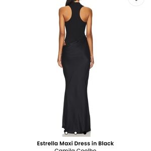 Camila Coelho Estrella Maxi Dress in Black